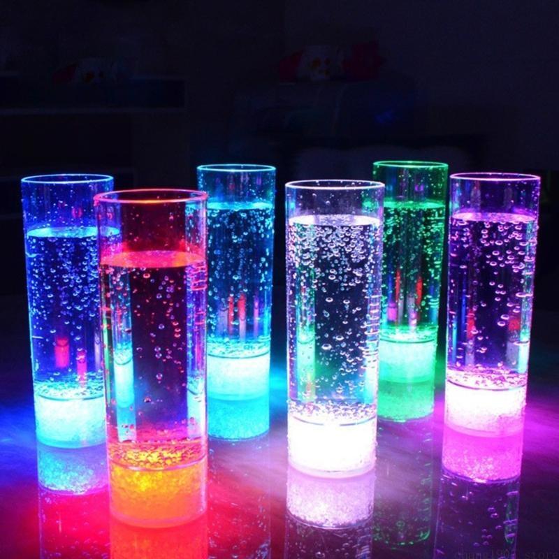 QX2E LED Glowing Cups Acrylic  - Whisky Beer And Wine review and price