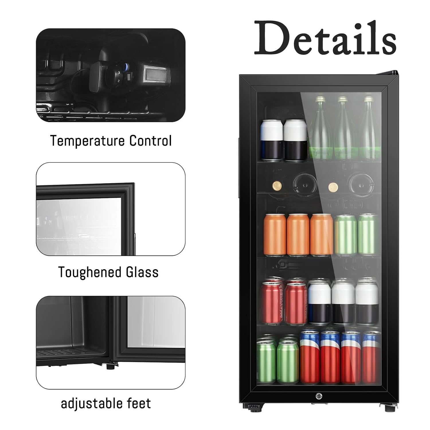 4.5 cu.ft Beverage Refrigerato - Wine Beer Cooler Fridge review and price