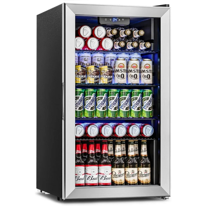 Beverage Refrigerator Cooler - - Wine Beer Cooler Fridge review and price