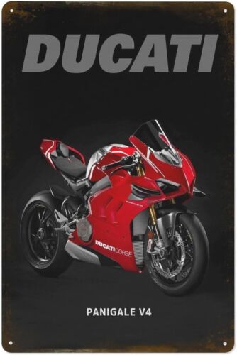 Panigale V4 Bike Metal Tin Sig - Wine Tag Label review and price