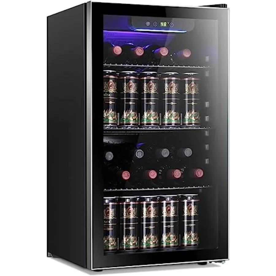 26 Bottle 130 Can Wine Cooler/ - Wine Beer Cooler Fridge review and price
