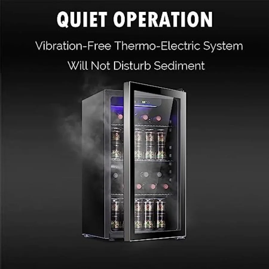 26 Bottle 130 Can Wine Cooler/ - Wine Beer Cooler Fridge review and price