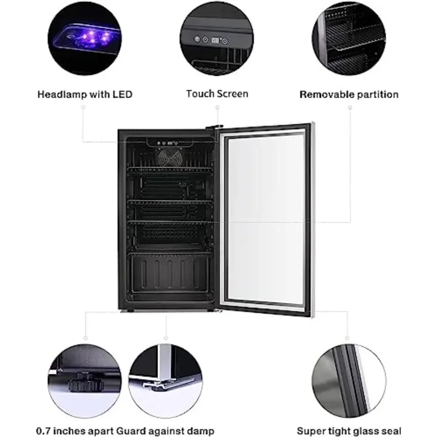 26 Bottle 130 Can Wine Cooler/ - Wine Beer Cooler Fridge review and price