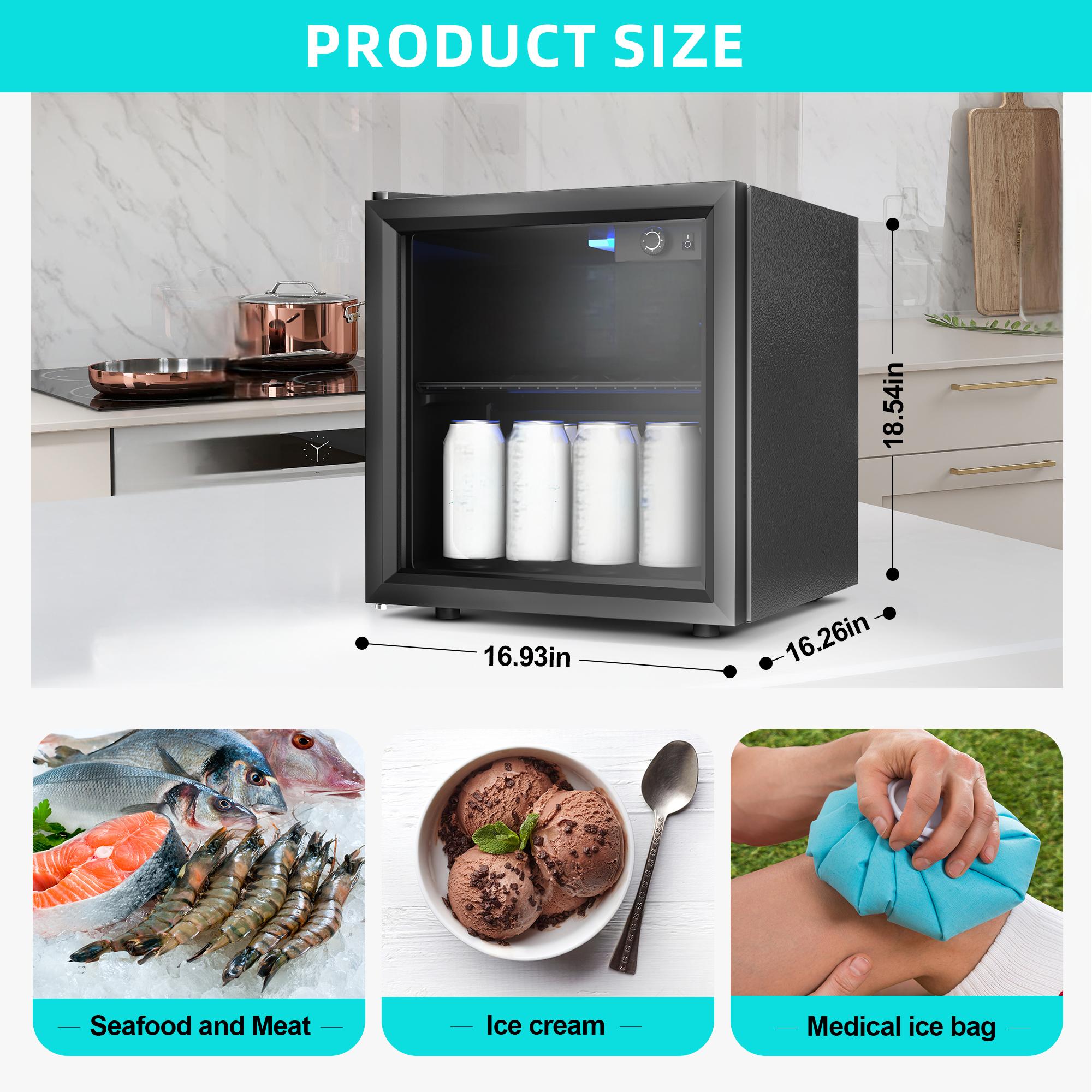 EKOJUCE  Mini Fridge with Glas - Wine Beer Cooler Fridge review and price
