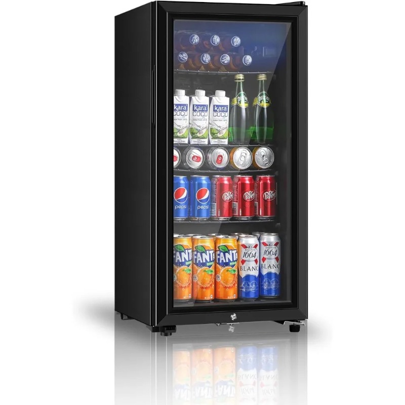 Beverage Refrigerator, 3.2 Cu. - Wine Beer Cooler Fridge review and price