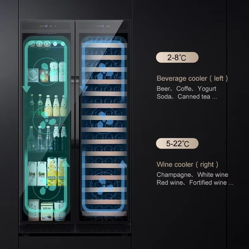 Built In Beverage Fridge Doubl - Wine Beer Cooler Fridge review and price