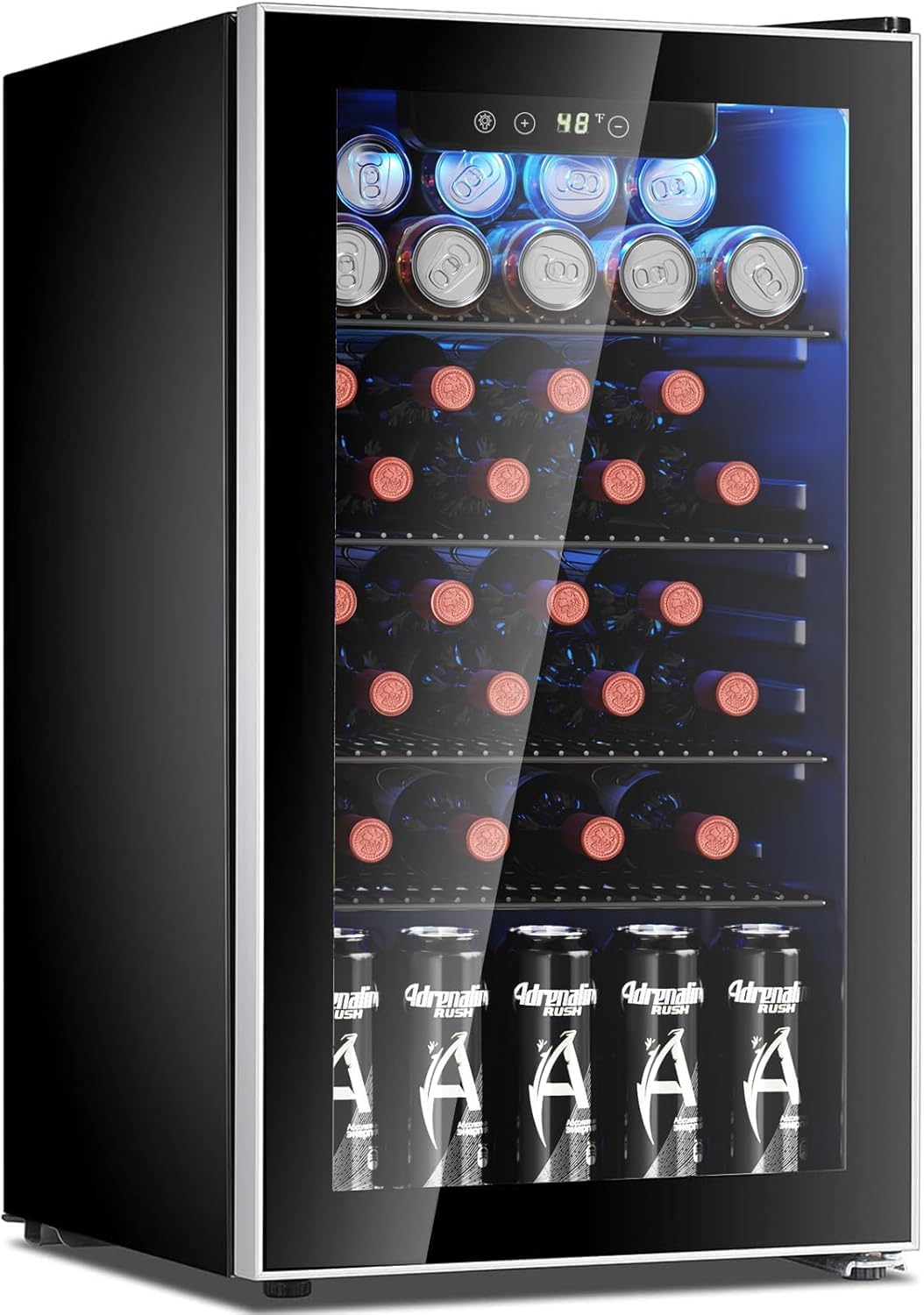 26 Bottle 130 Can Wine Cooler/ - Wine Beer Cooler Fridge review and price